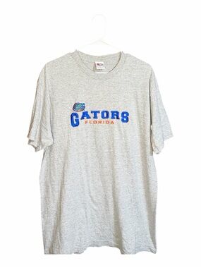 Embroidered Florida Gators Short Sleeve Tee - Gray